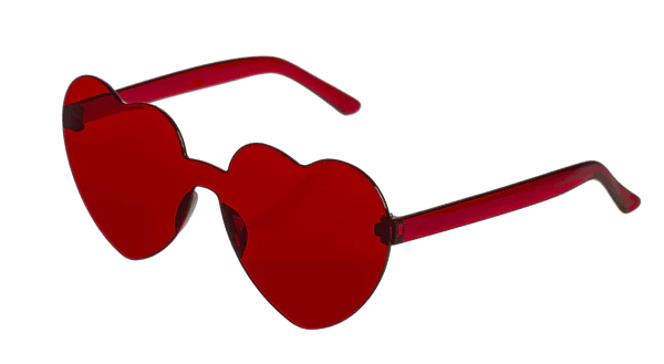 das-kost-mland-partybrille-hearts-herzbrille-rot-rosa image 4
