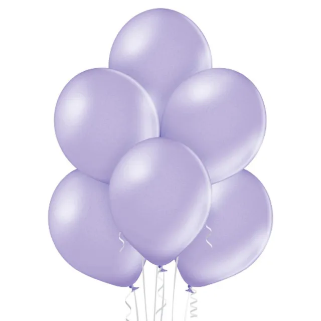 das-kost-mland-dekorationen-luftballon-metallic-lavendel-25-stk image 1