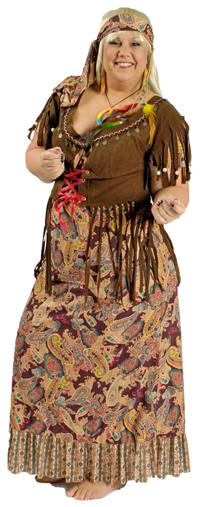 das-kost-mland-hippie-retro-kost-m-sunny-damen-gr-44-50 image 5