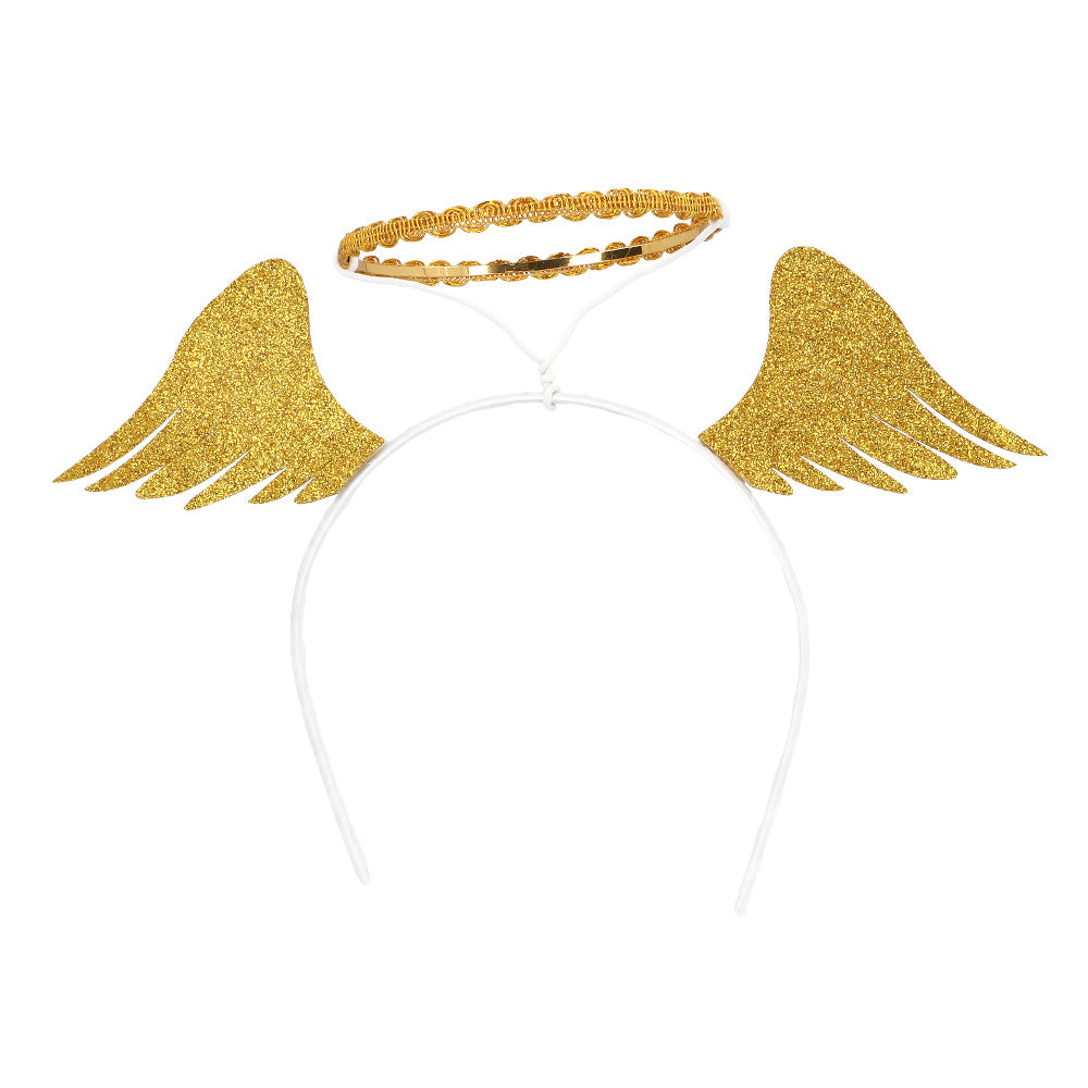 das-kost-mland-engel-haarreif-mit-heiligenschein-und-fl-geln-gold image 2