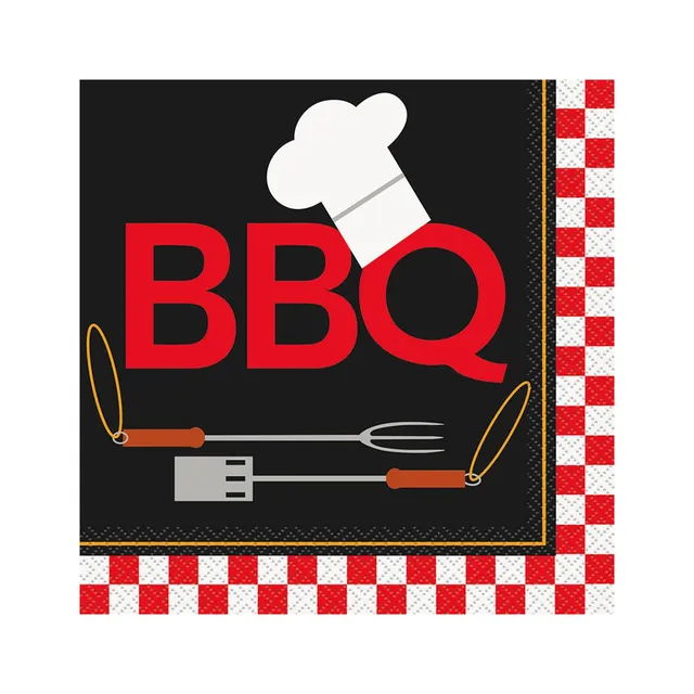 unique-bbq-backyard-servietten-16er-33x33cm-grillparty image 1