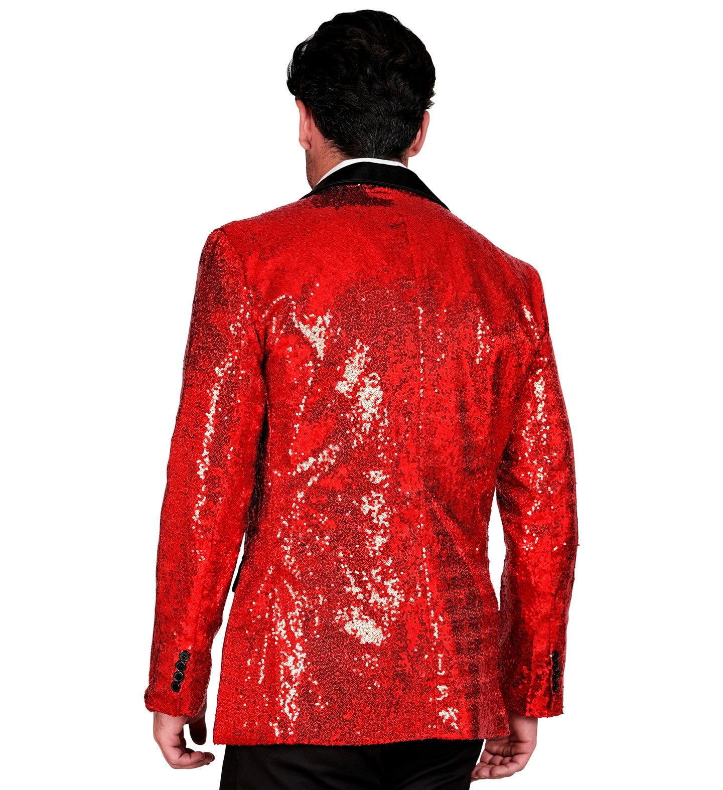 das-kost-mland-herren-pailletten-jackett-glitter-rot-gr-e-l image 3