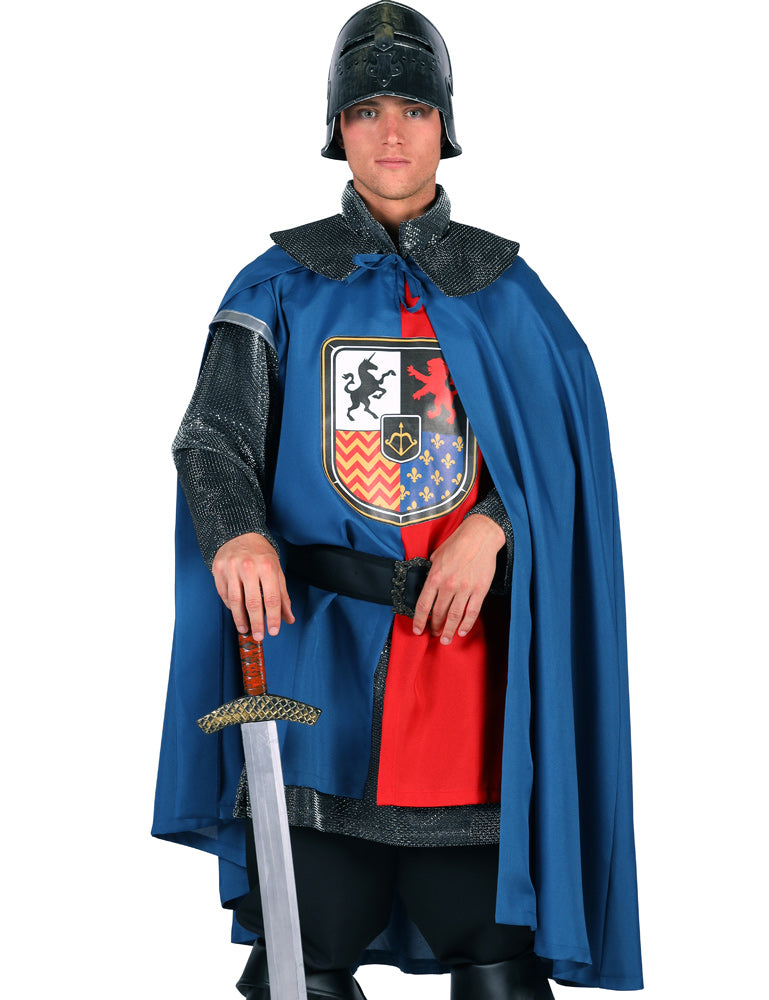 das-kost-mland-ironheart-ritter-kost-m-herren-blau-rot-l-xl image 4