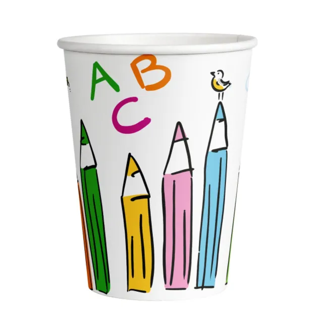amscan-schulstart-trinkbecher-250ml-8-st-ck-einschulung image 1
