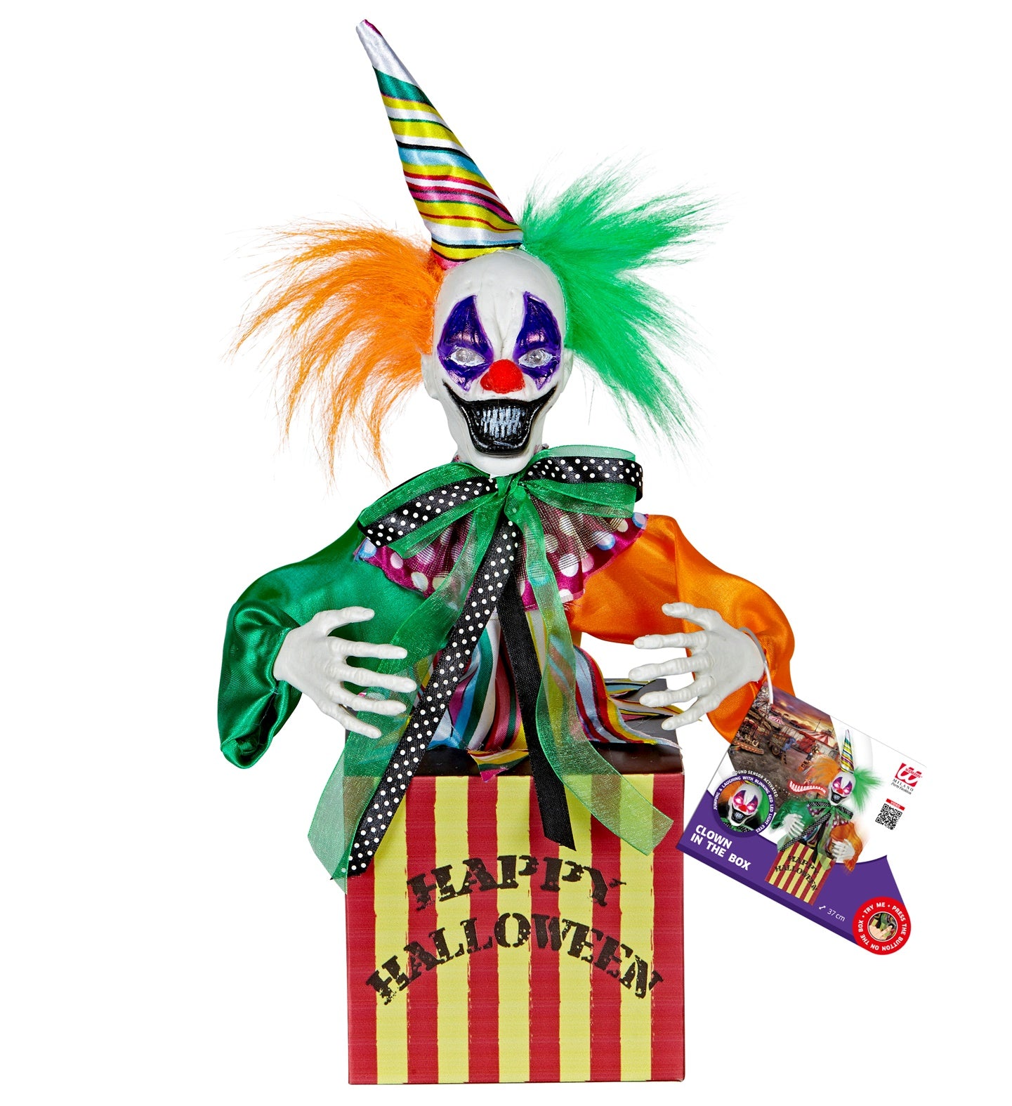 das-kost-mland-clown-in-the-box-halloweenfigur-37cm-animiert image 4