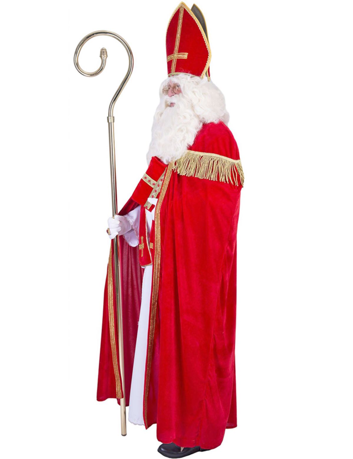 das-kost-mland-herren-nikolaus-kost-m-rot-wei-mit-mitra image 2
