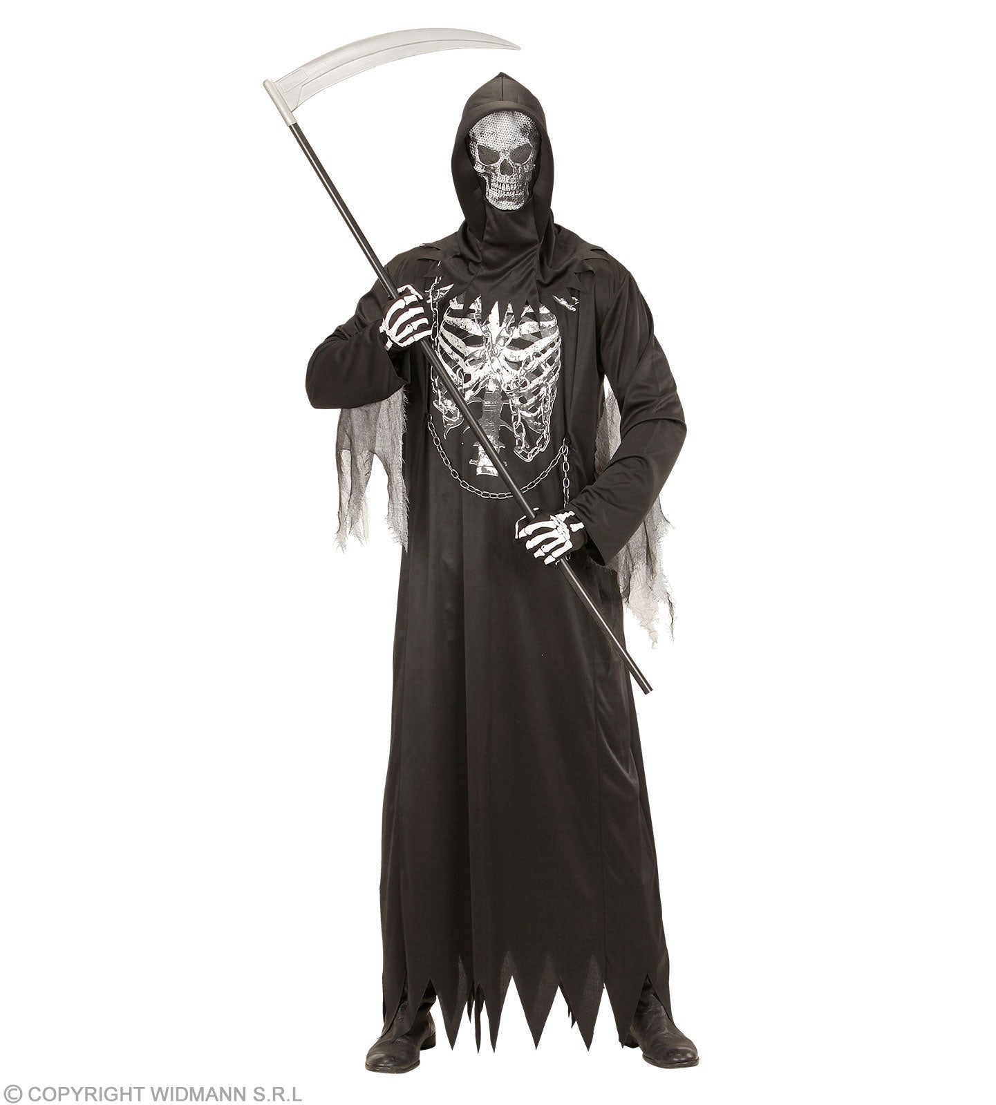 das-kost-mland-herren-sensenmann-grim-reaper-kost-m-schwarz-xl image 1
