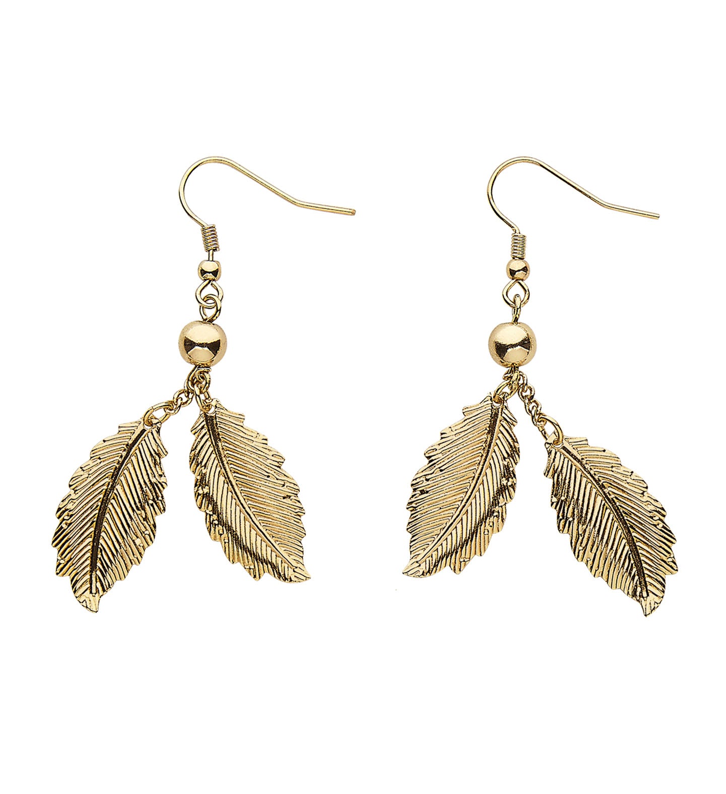 das-kost-mland-accessoires-bl-tter-ohrringe-gold-r-merin image 1