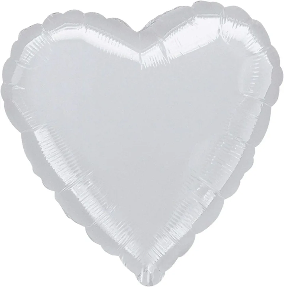 das-kost-mland-herz-folienballon-43-cm-silber-metallic image 1