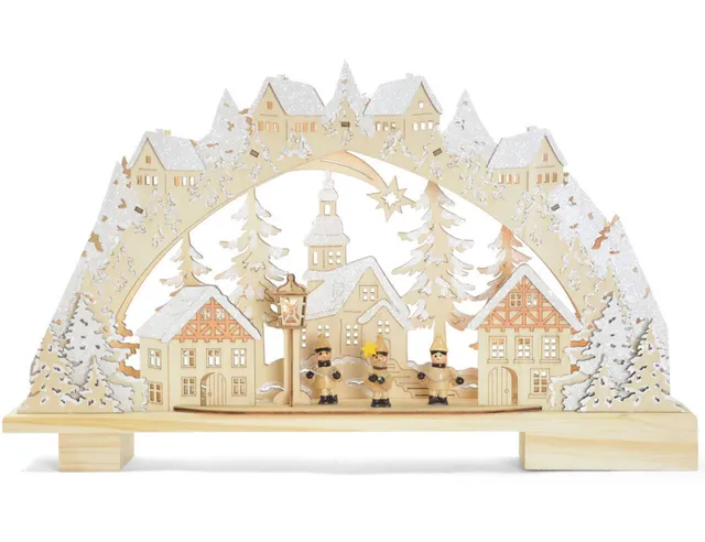 riffelmacher-schwibbogen-kurrendes-nger-dorf-led-45x27-cm image 1