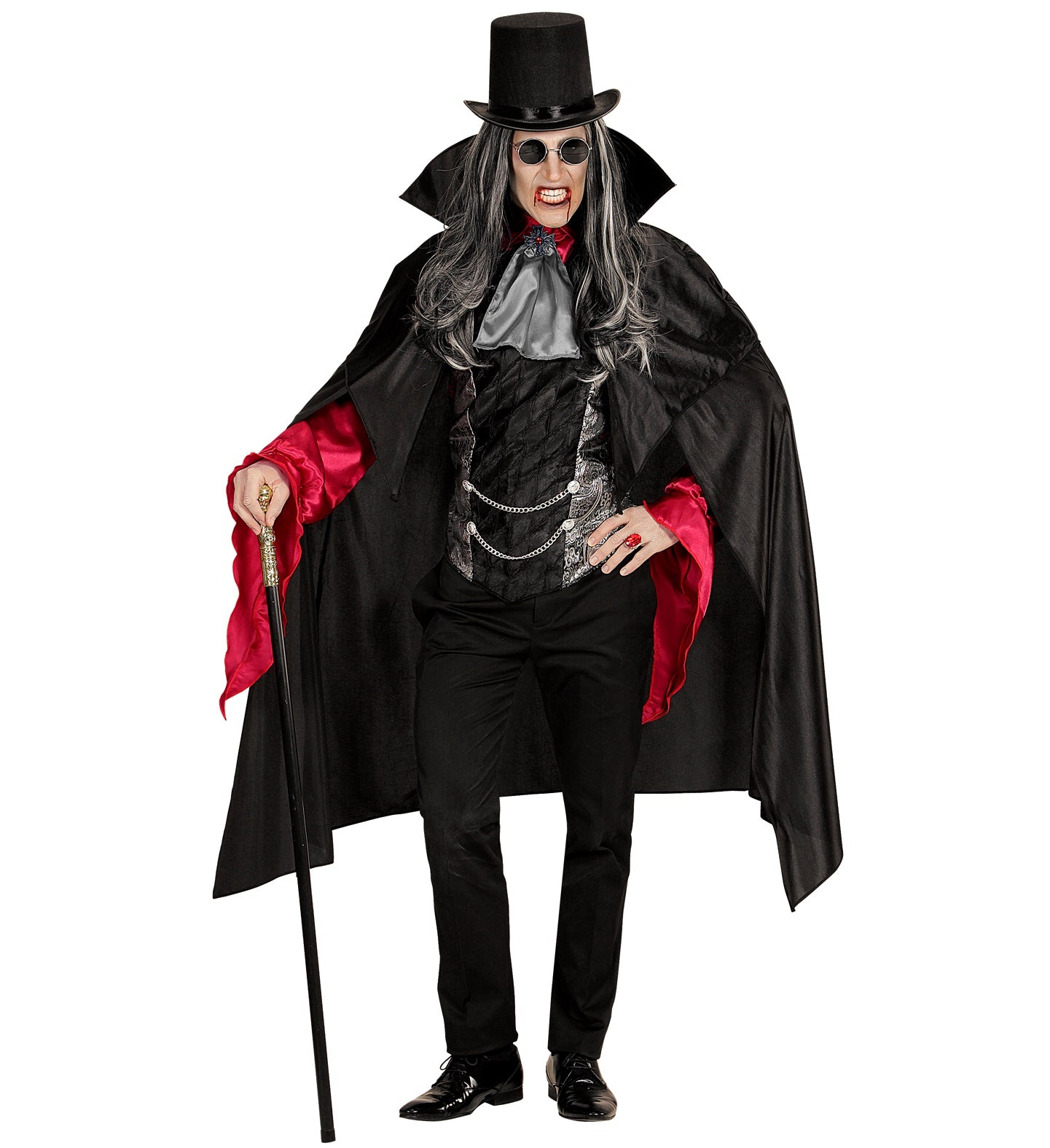 das-kost-mland-herren-kost-m-vampir-lord-deluxe-m-l-schwarz image 1