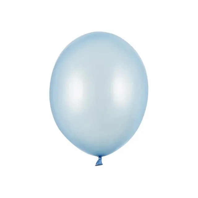 das-kost-mland-dekorationen-luftballon-12cm-uni-metallic-baby-blue-100st image 1