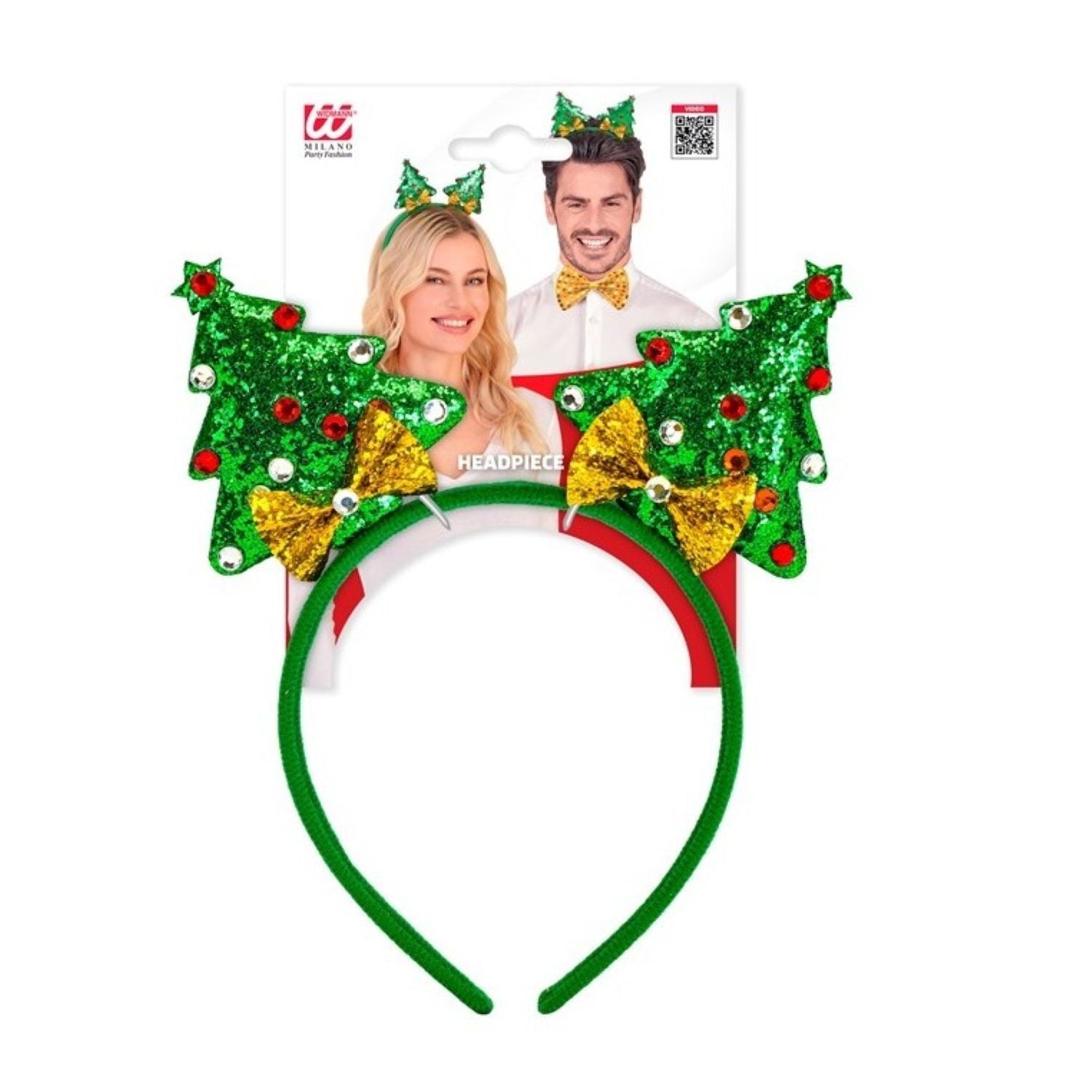das-kost-mland-weihnachtsbaum-haarreif-gr-n-mit-kugeln image 2