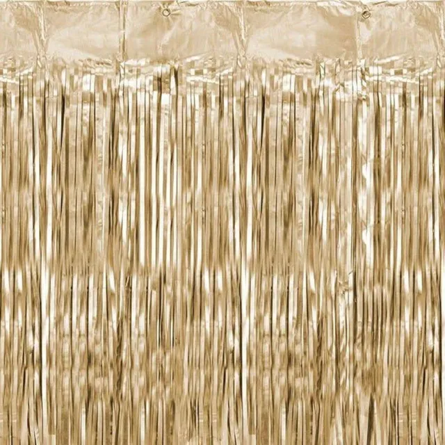 das-kost-mland-t-rvorhang-lametta-gold-90x250cm-metallic image 1