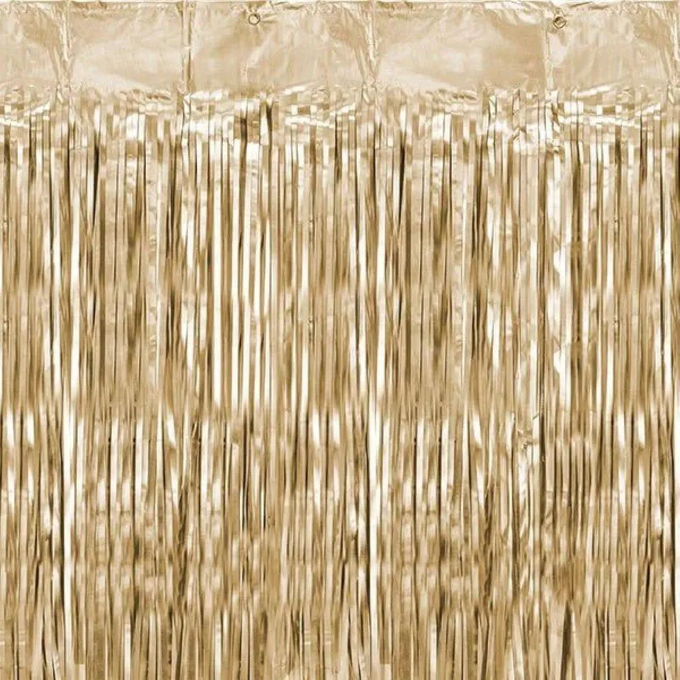 das-kost-mland-t-rvorhang-lametta-gold-90x250cm-metallic image 1