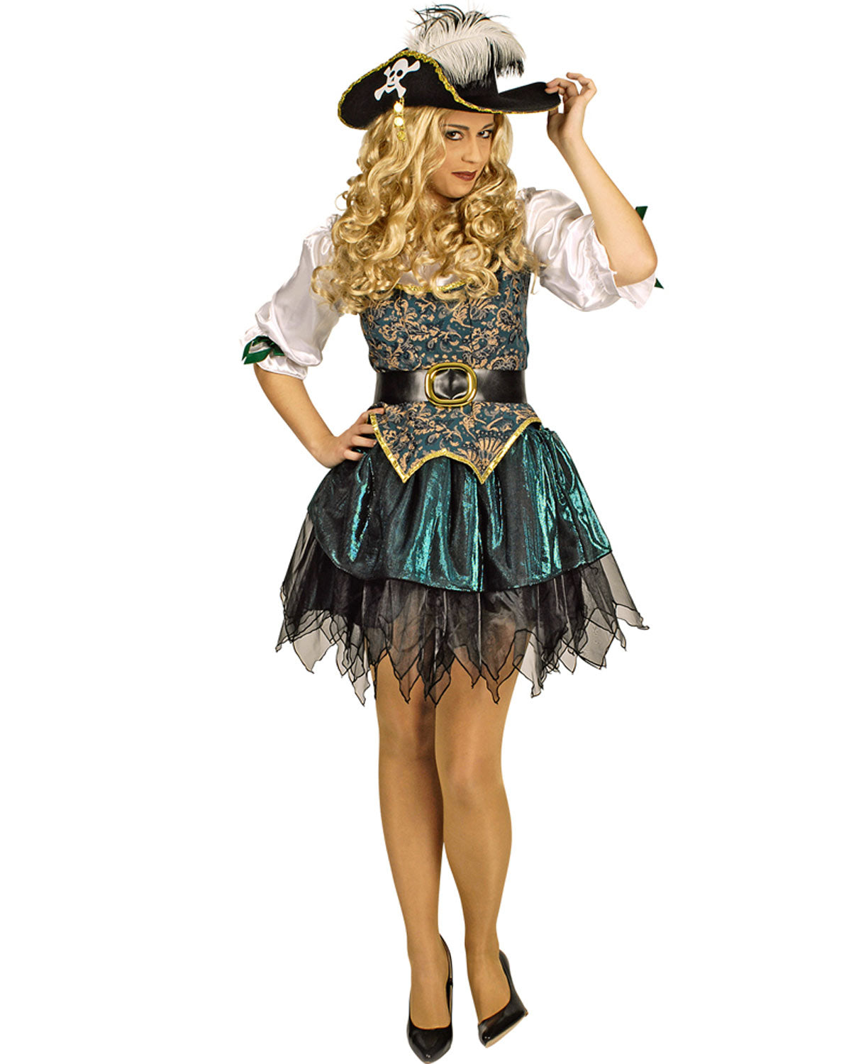 das-kost-mland-damen-angelica-piraten-kost-m-t-rkis-40-42 image 3