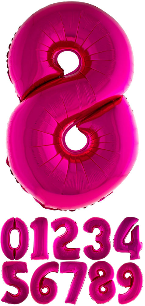 das-kost-mland-deko-xxl-zahlen-folienballon-100cm-pink-zahl-0 image 1