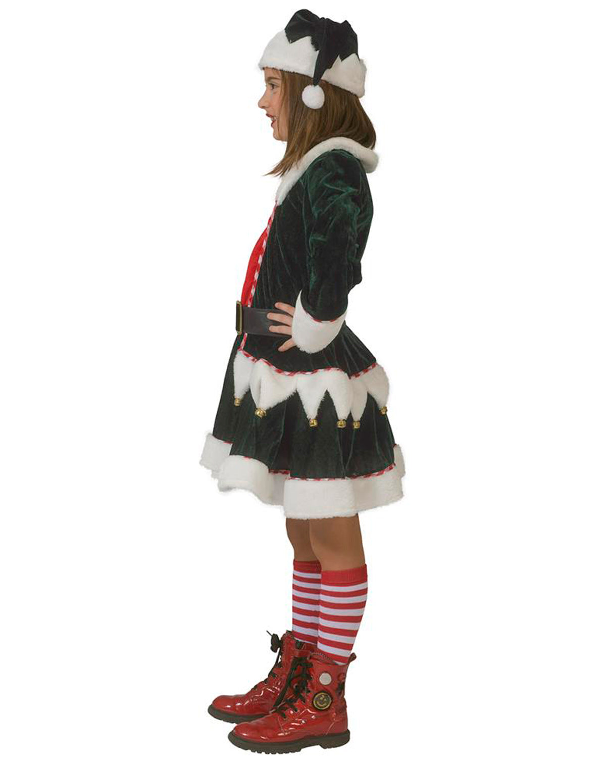 das-kost-mland-ginger-weihnachtselfen-kost-m-m-dchen-gr-n-rot image 3