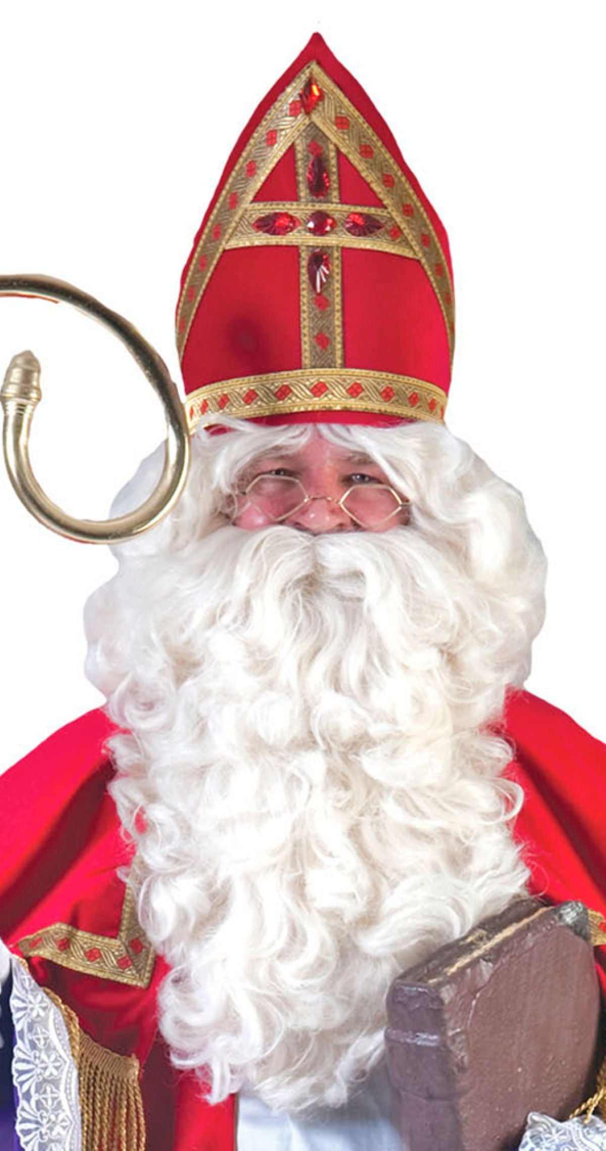 das-kost-mland-herren-heiliger-bischof-nikolaus-kost-m-deluxe-rot-lila image 3