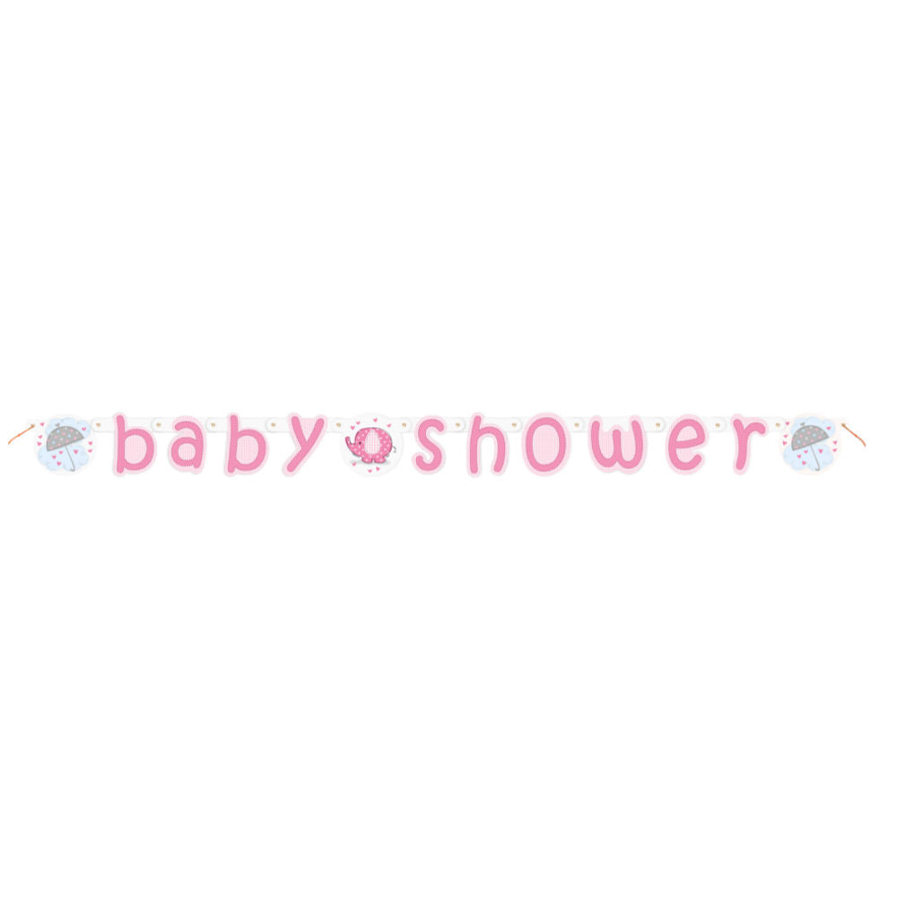 das-kost-mland-buchstabengirlande-elefant-baby-shower-pink-160cm image 1