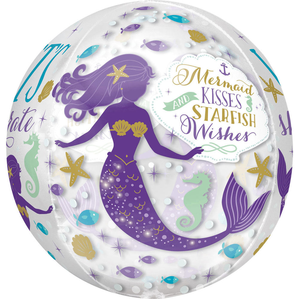 amscan-mermaid-wishes-meerjungfrau-partydeko-trinkbecher-8x250ml image 2