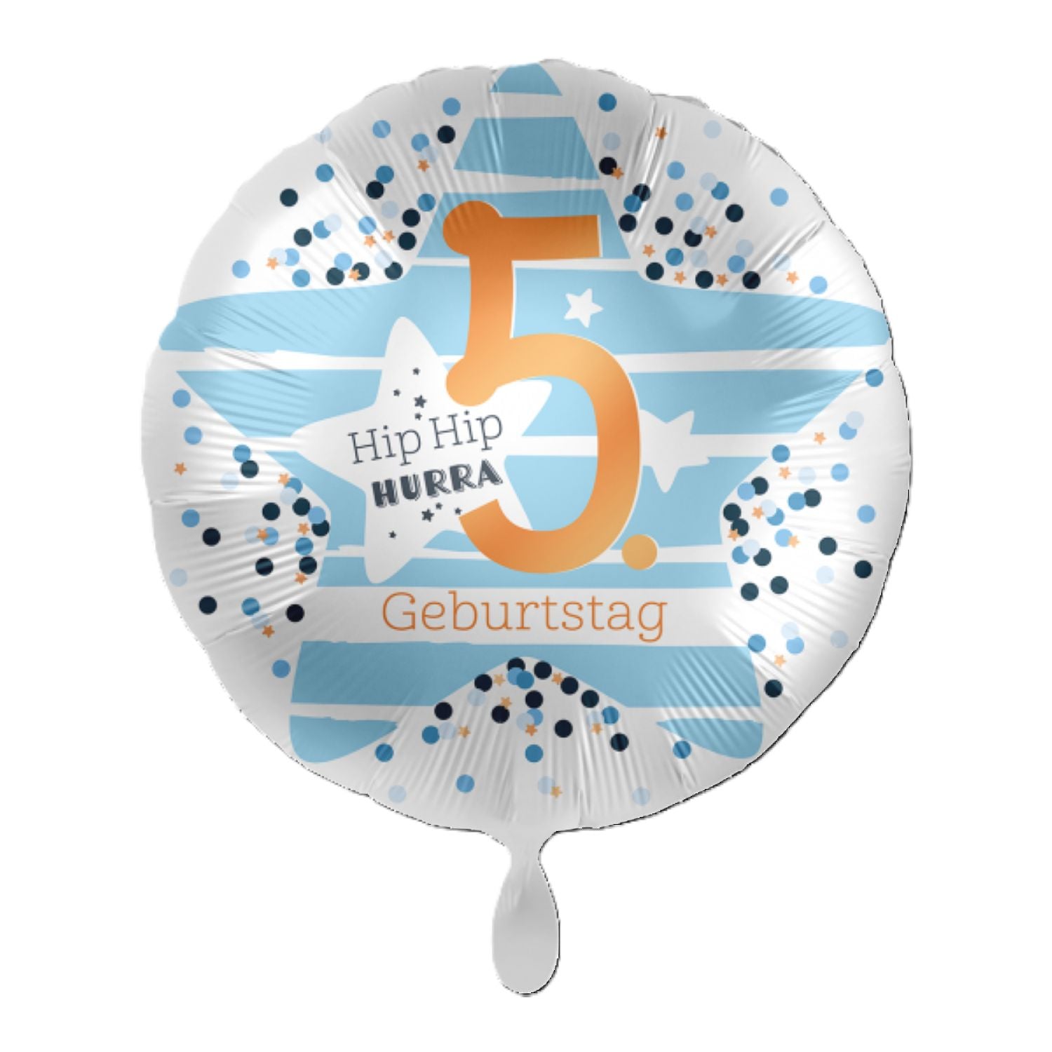 das-kost-mland-hip-hip-hurra-folienballon-43-cm-geburtstag image 1