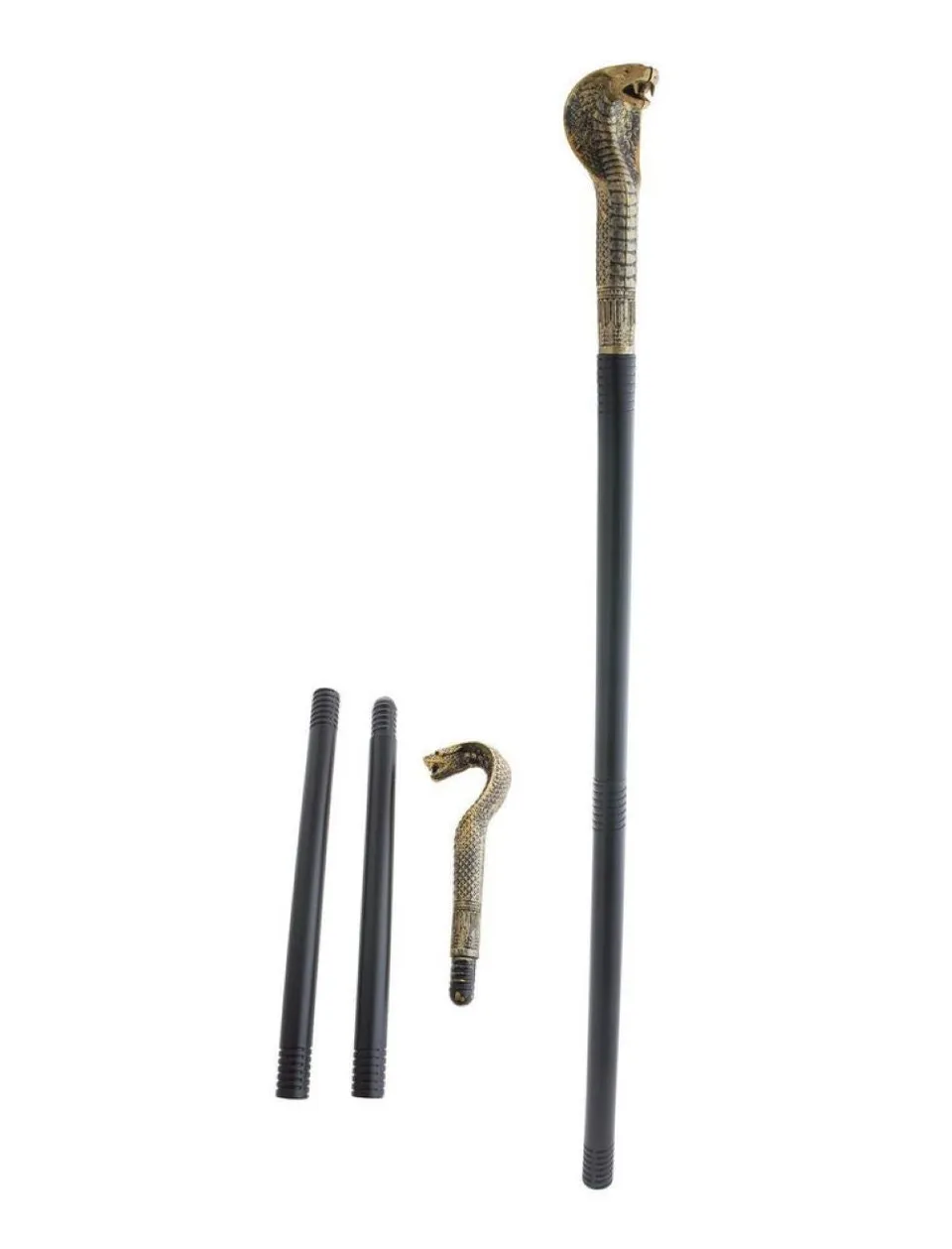 das-kost-mland-accessoires-gehstock-schlangenkopf-82-cm-kunststoff image 1