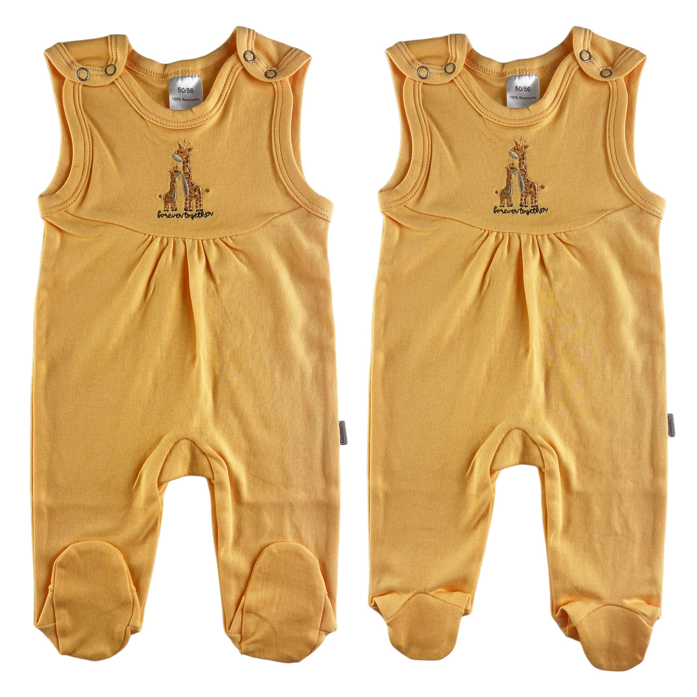 clinotest-nachwuchs-baby-strampler-2er-set-interlock-grau image 2