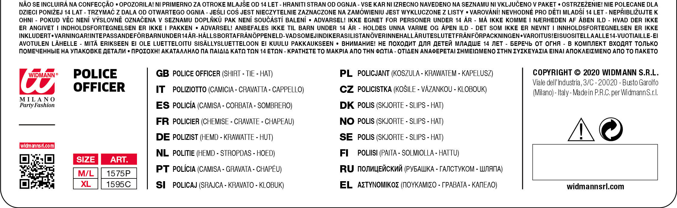 das-kost-mland-polizist-kost-m-hemd-krawatte-m-tze-blau image 5