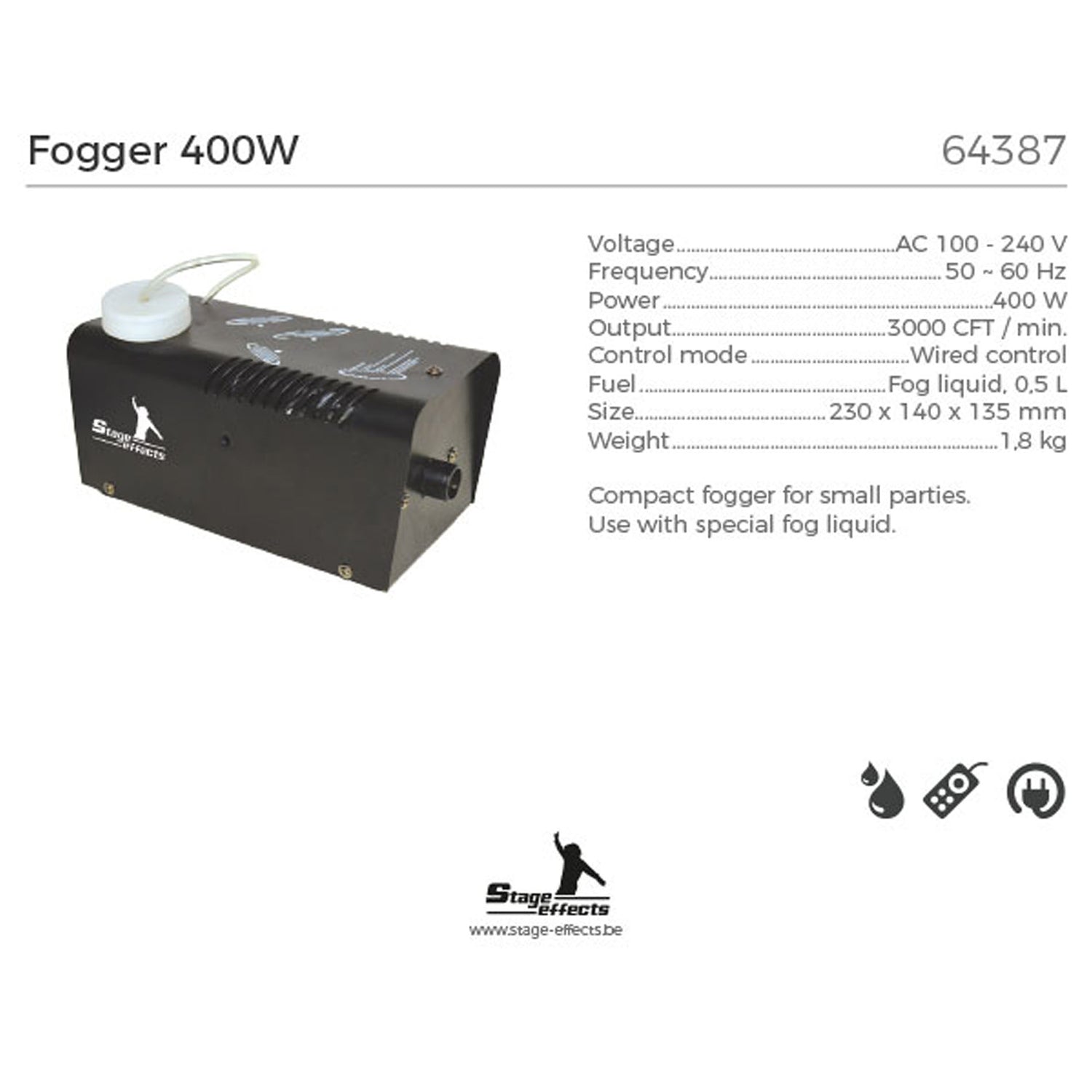das-kost-mland-nebelmaschine-400w-rauchmaschine-schwarz image 2