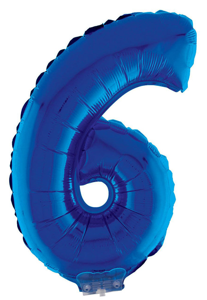 das-kost-mland-zahlen-folienballon-41cm-stab-blau-zahl-6 image 1