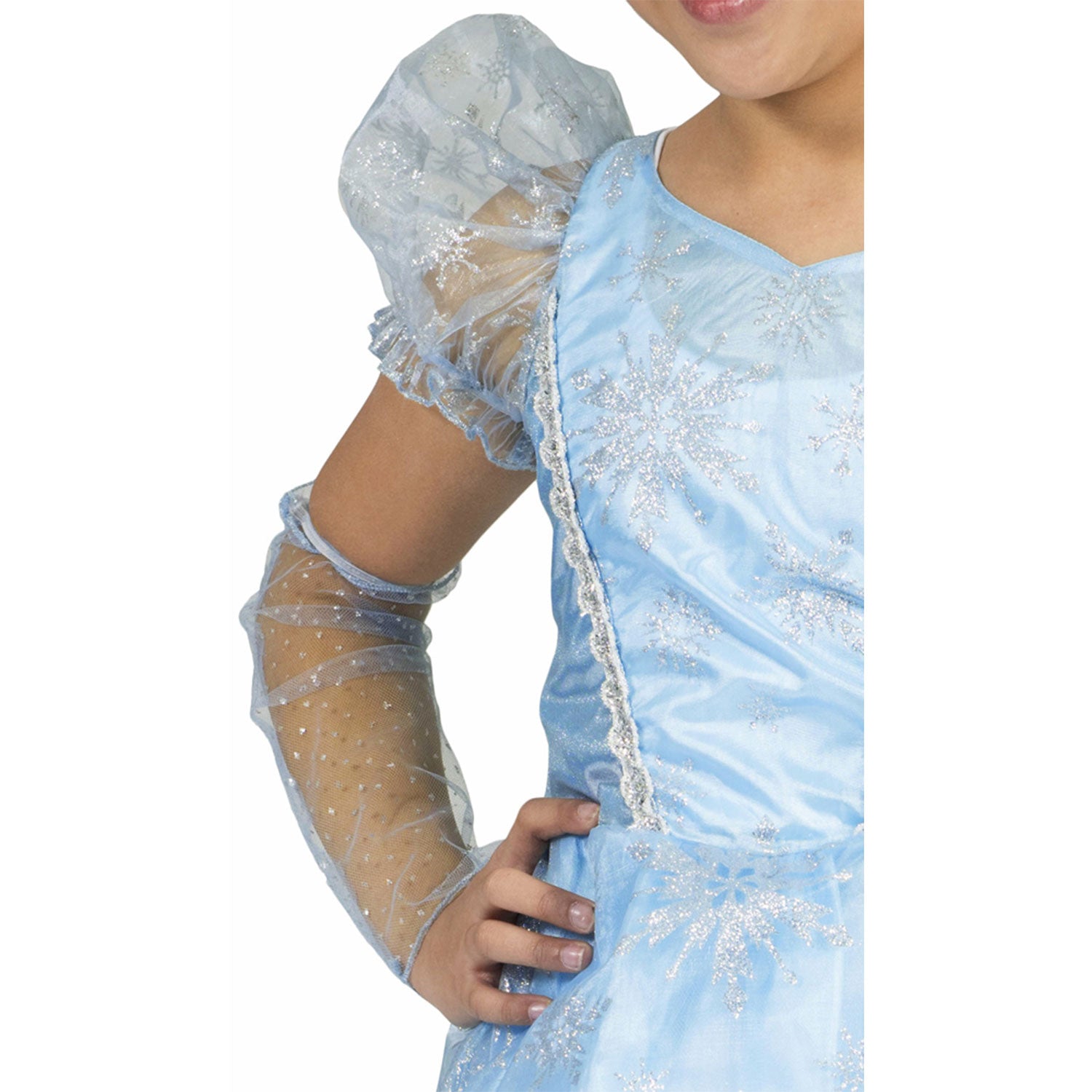 das-kost-mland-anna-eisprinzessin-kost-m-m-dchen-blau-wei-glitzer image 3