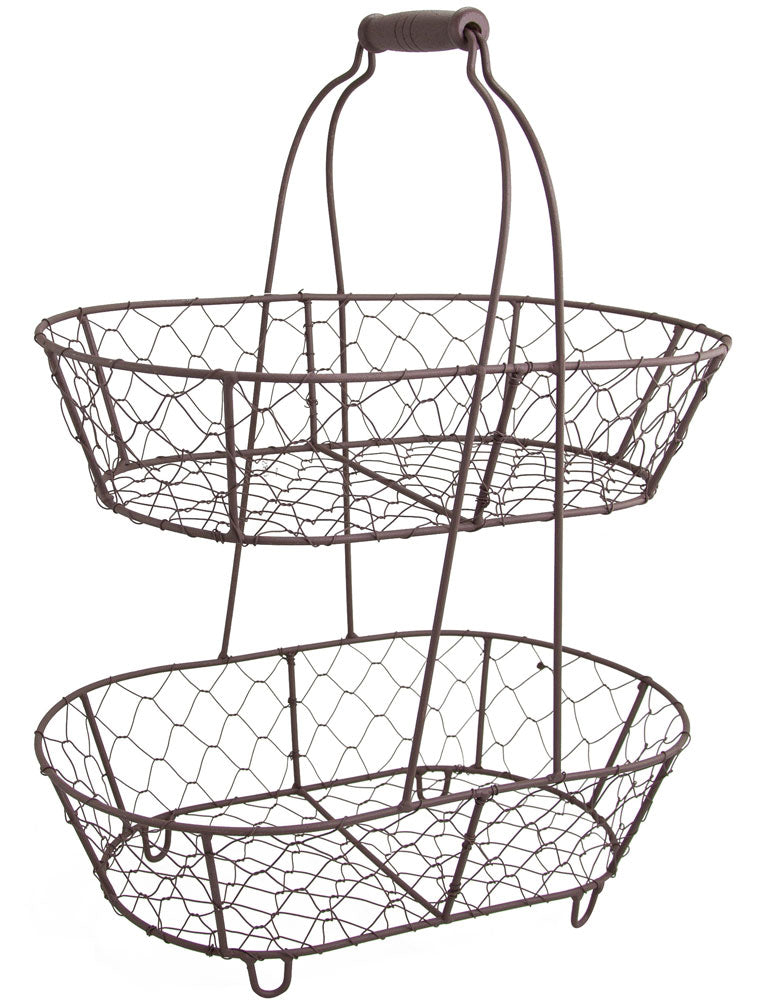 riffelmacher-h-nge-etagere-metall-k-rbe-38cm-2-tlg-08214 image 1