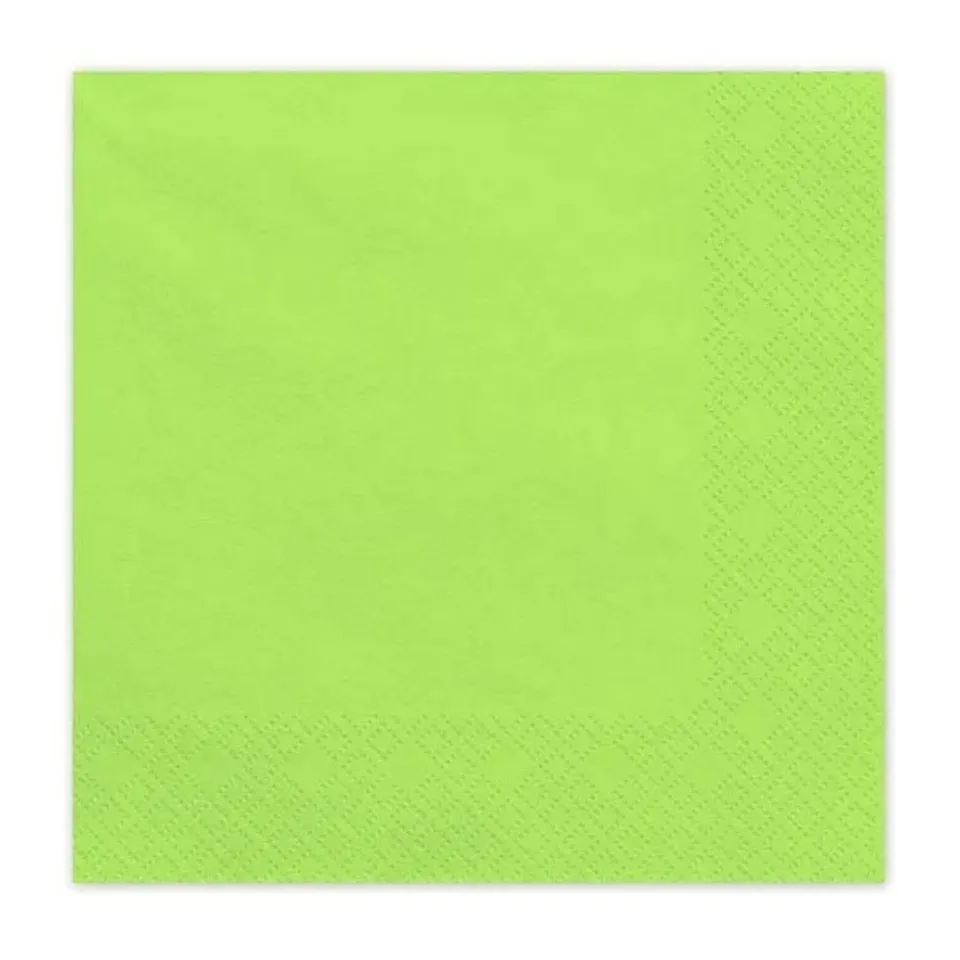 das-kost-mland-servietten-uni-hellgr-n-33x33cm-20-st-ck image 1