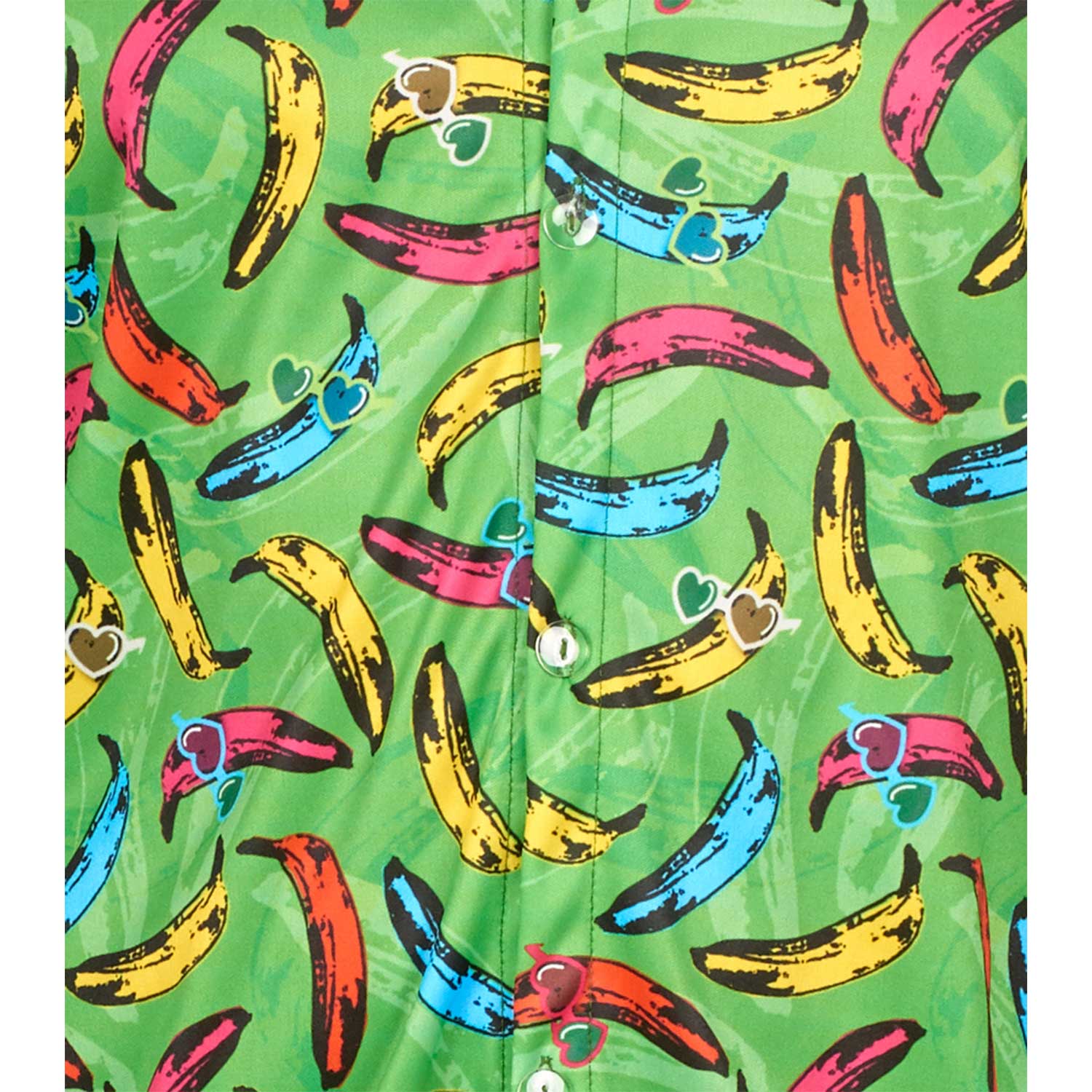 das-kost-mland-retro-hippie-hemd-pop-banana-herren-gr-n-50-52 image 2