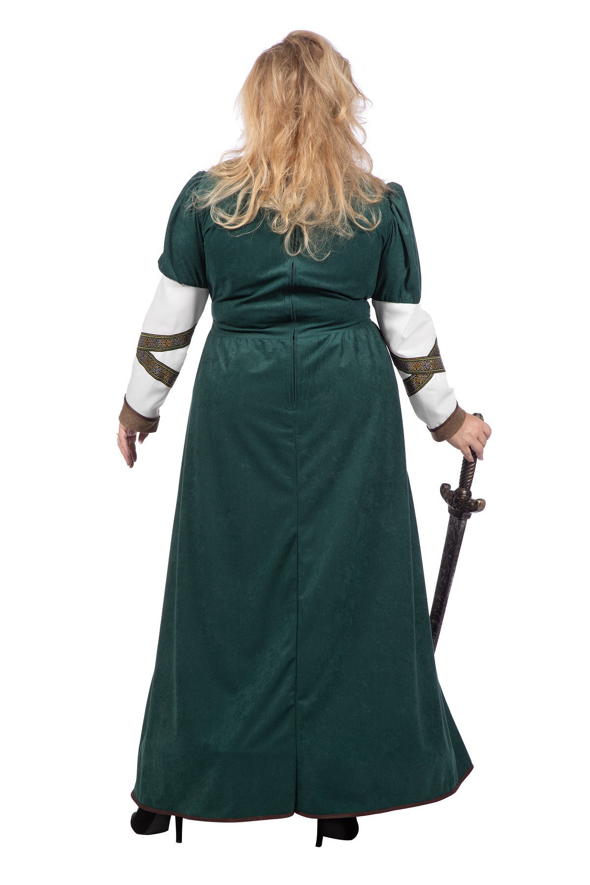 das-kost-mland-feyja-wikingerin-kriegerkleid-petrol-gr-44 image 6