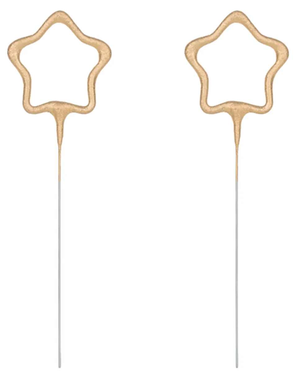 das-kost-mland-golden-stars-wunderkerzen-sterne-gold-2-stk image 1