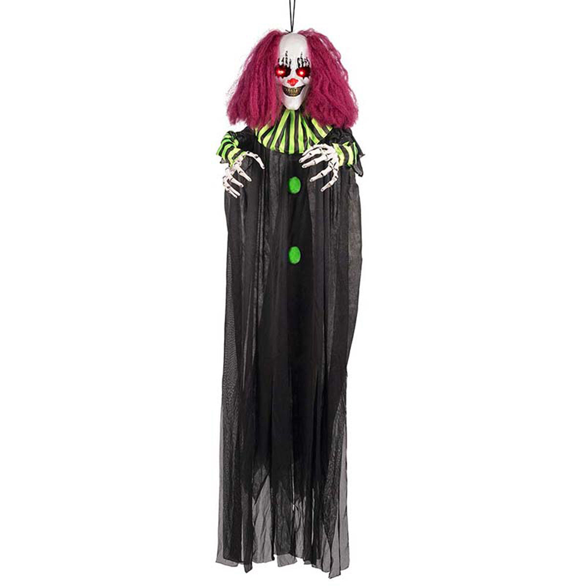das-kost-mland-terror-clown-h-ngefigur-130cm-licht-sound image 1