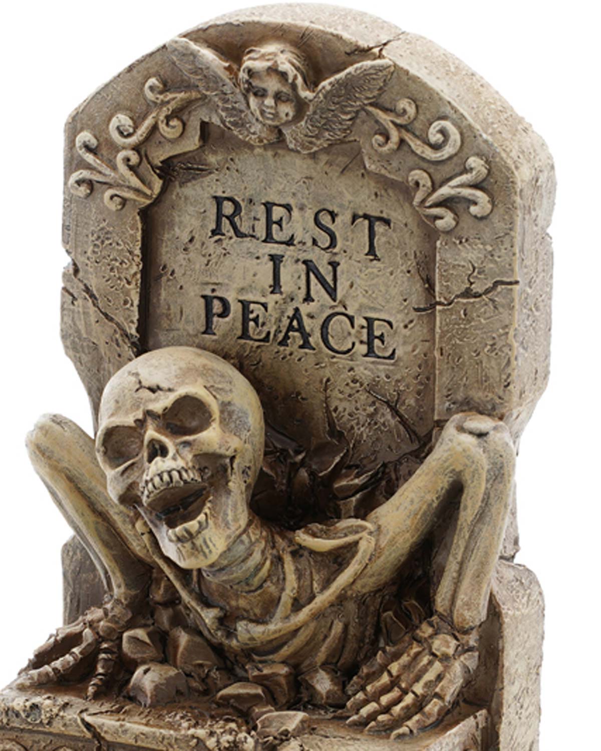 das-kost-mland-totenkopf-kerzenhalter-rest-in-peace-18-cm image 2