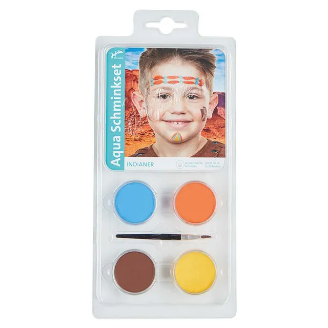 das-kost-mland-indianer-make-up-set-faschingsschminke image 1