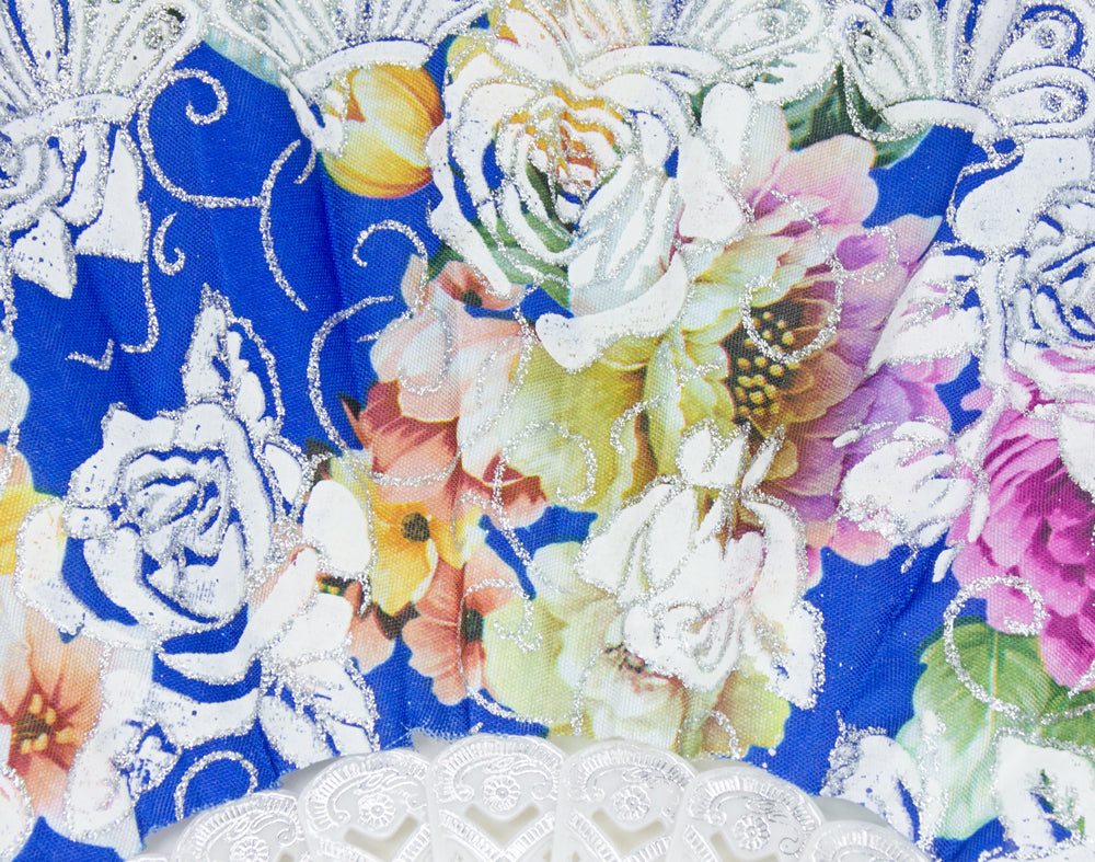 das-kost-mland-accessoires-glitzer-handf-cher-rosen-wei-blau image 2