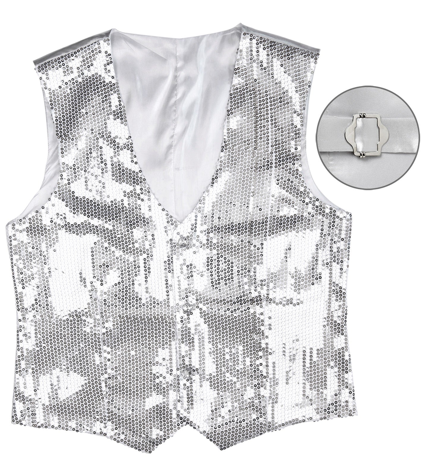 das-kost-mland-herren-pailletten-weste-silber-glitzer-gr-l image 3