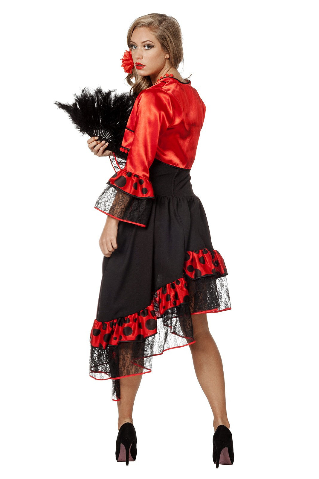 das-kost-mland-damen-spanierin-carmen-kost-m-rot-schwarz image 3