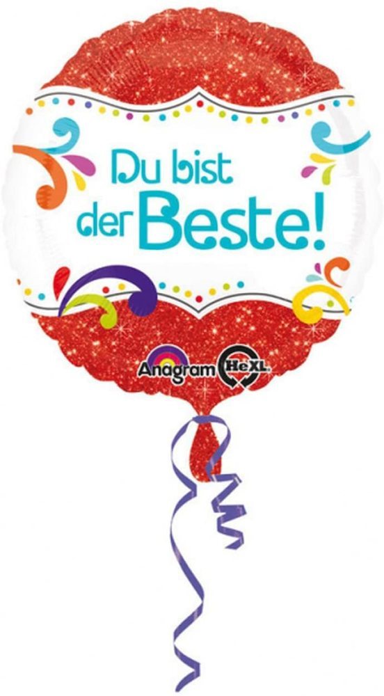 das-kost-mland-folienballon-du-bist-der-beste-43cm-bunt image 2
