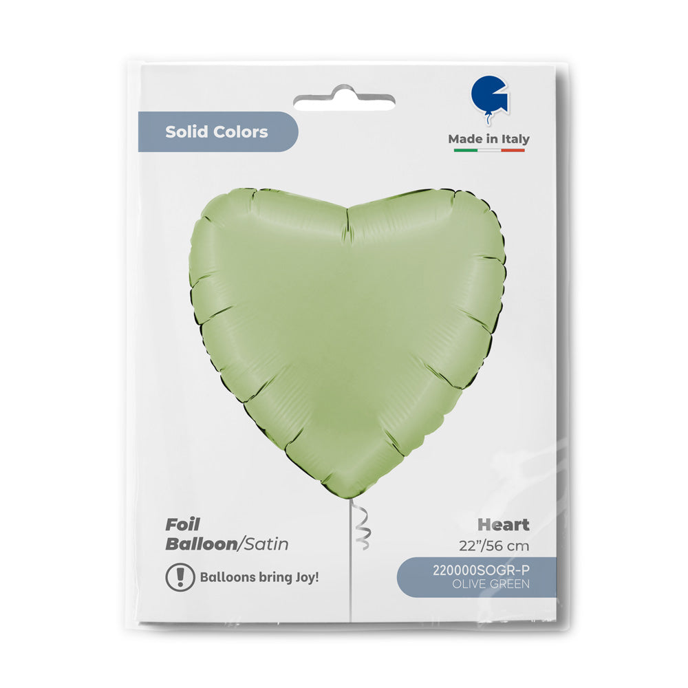 das-kost-mland-folienballon-uni-herz-56cm-satin-olivgr-n image 2