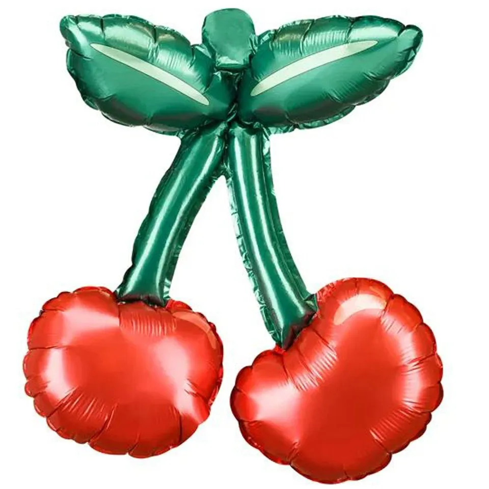 das-kost-mland-dekorationen-kirschen-folienballons-3er-set-28x31cm image 1