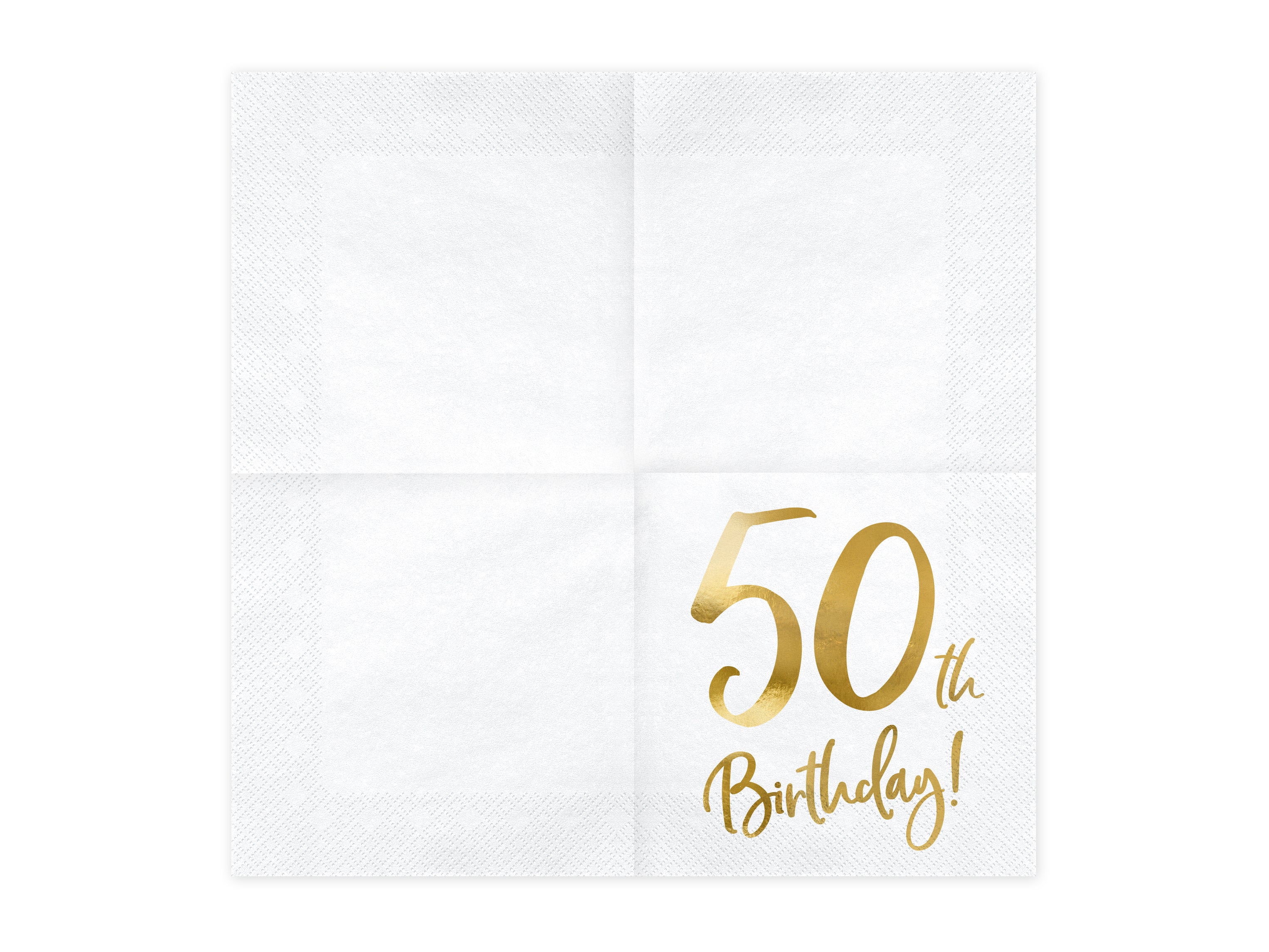 das-kost-mland-birthday-gold-servietten-50-20-stk-33x33-cm image 2