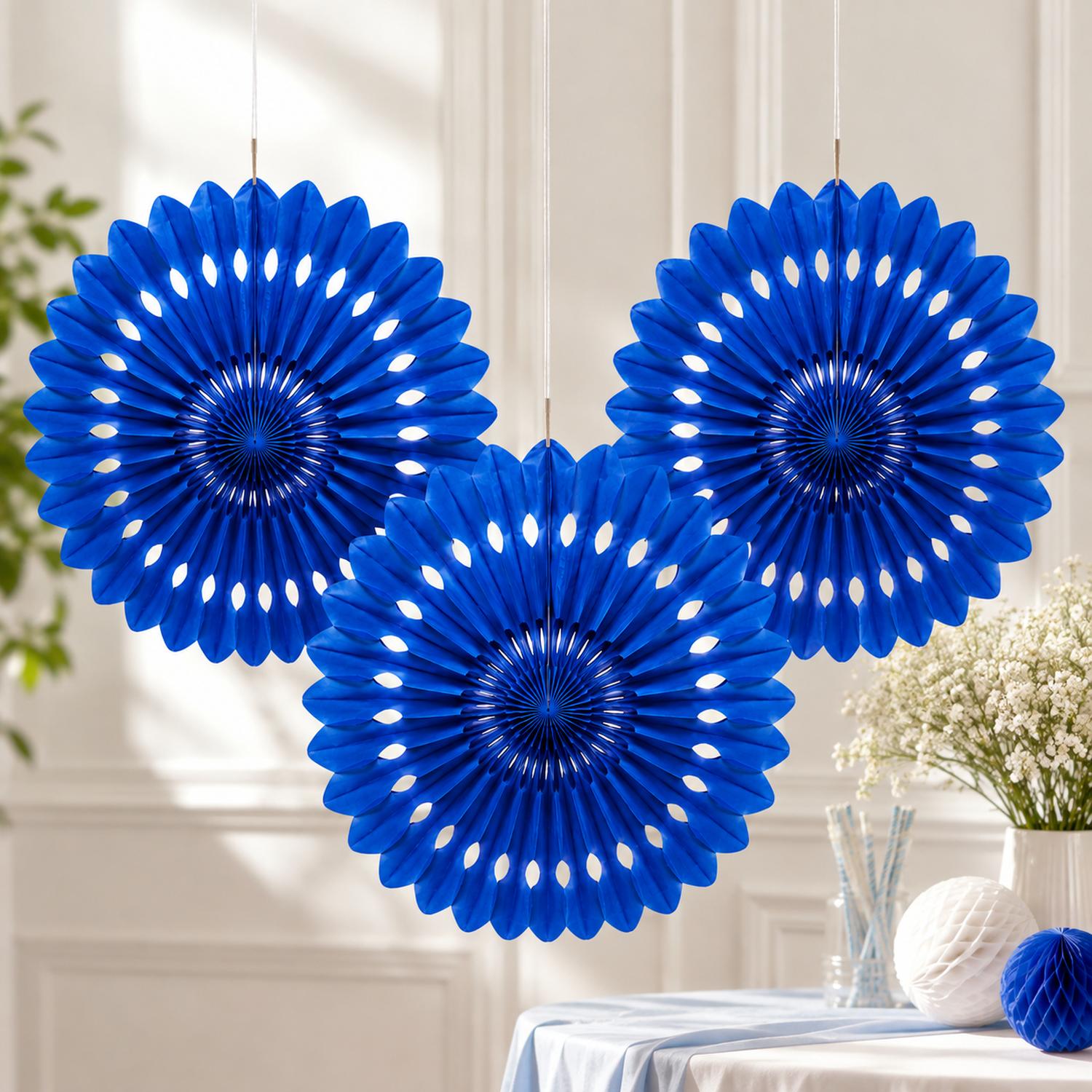 das-kost-mland-dekof-cher-uni-40cm-papierf-cher-royalblau image 2
