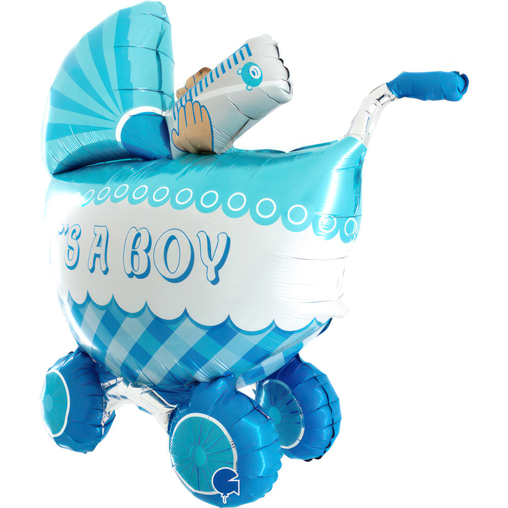 das-kost-mland-it-s-a-boy-buggy-folienballon-107cm-3d image 3
