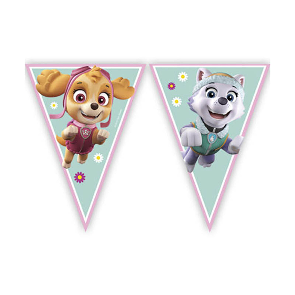 das-kost-mland-dekorationen-paw-patrol-wimpelkette-230cm-9-flags image 1